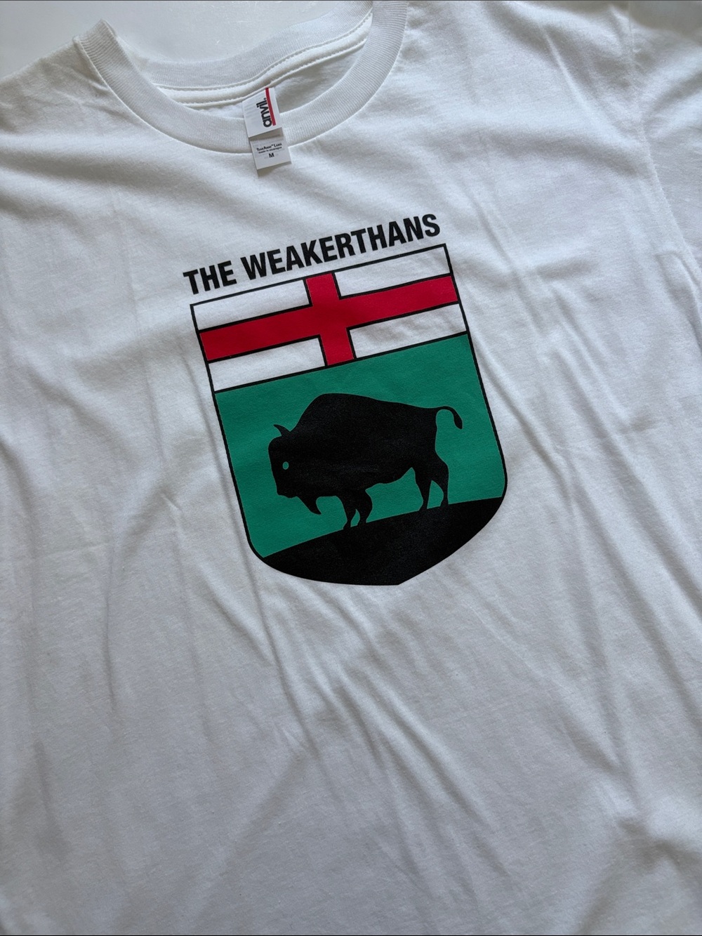 White The Weakerthans Shirt Never Worn